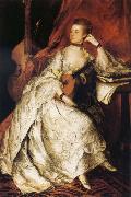 Thomas Gainsborough Miss Anne Ford USA oil painting artist